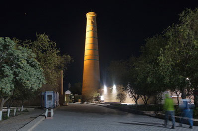 The minaret of Djuma-Mosque, Khiva