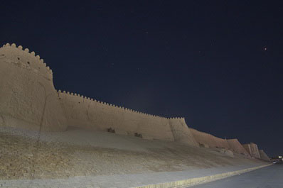 Walls of Itchan-Kala fortress, Khiva