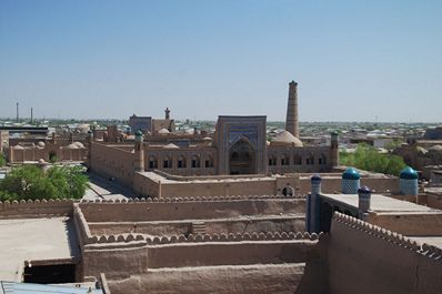 Médersa Mouhammad Rahim-khan, Khiva, Ouzbékistan