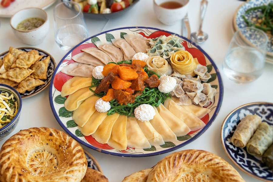 Shivit Oshi and Tukhum Barak, Food in Khiva