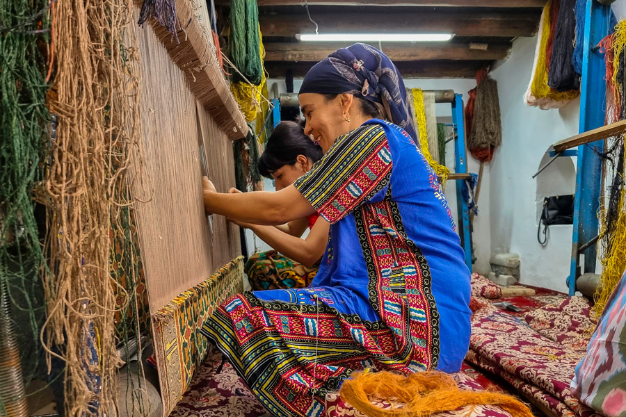 Khiva Silk Carpet Workshop