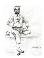  Правый кавуш Ходжи Насреддина, рисунок Алишера Аликулова 