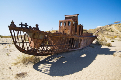 Ships cemetery, Muynak