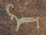 Modern petroglyph