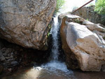 Small waterfall on Mramornaya river