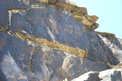 Petroglyphs in Uzbekistan