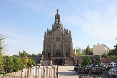 Iglesia católica en Tashkent