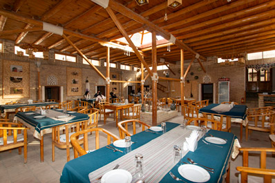 Interior of the restaurant, Art Restaurant Madrassah of Allakulihan