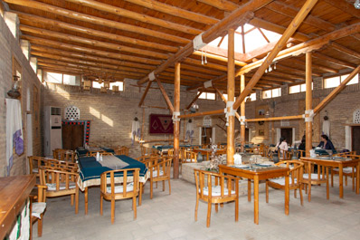 Interior of the restaurant, Art Restaurant Madrassah of Allakulihan