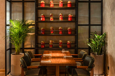 Interior of the restaurant, Boulevard Restaurant & Bakery