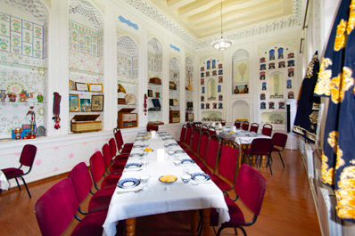 Interior of the restaurant, Doston House
