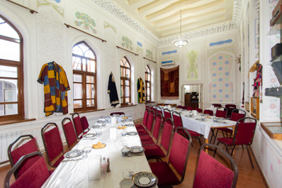 Interior of the restaurant, Doston House