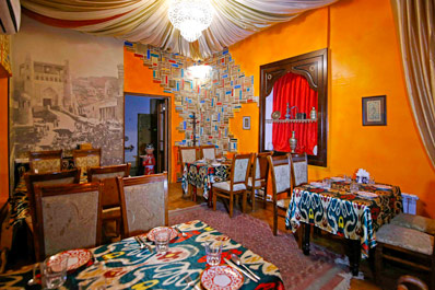 Интерьер ресторана, Old Bukhara