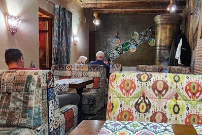 Интерьер ресторана, Old Bukhara