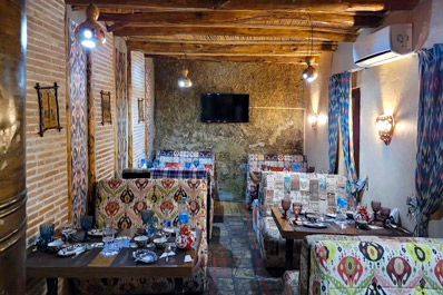 Интерьер ресторана, Old Bukhara