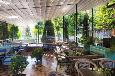 Terrace, Sogdiana Cafe