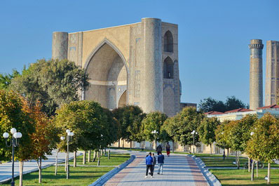 Bibi-Xanom moschee, Samarkand, Samarkand