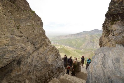 Grotte de Khazrat Daoud, environs de Samarkand