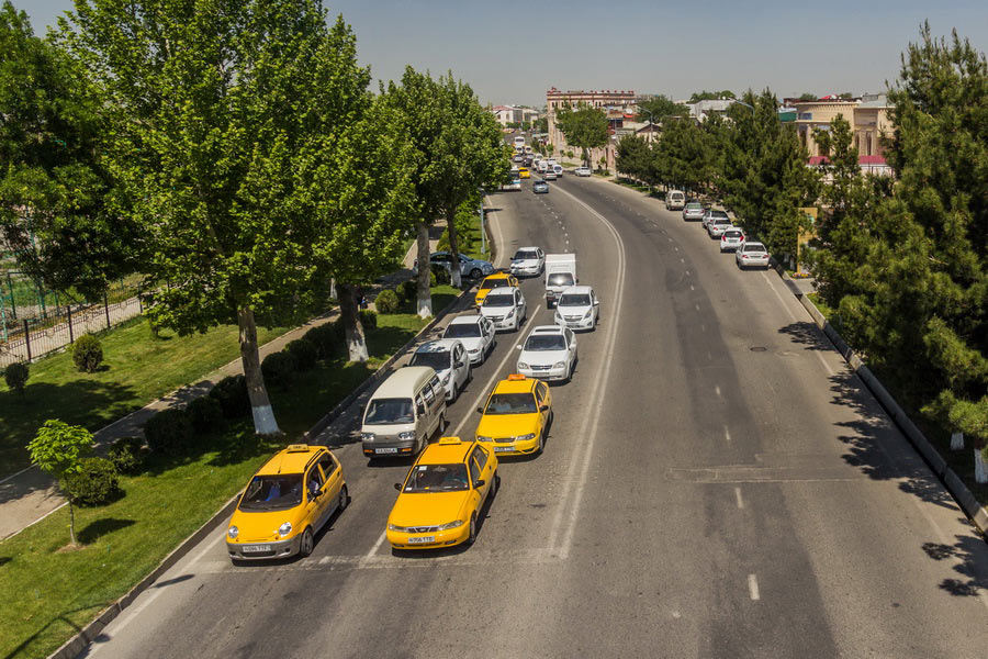 Transporte público en Samarcanda