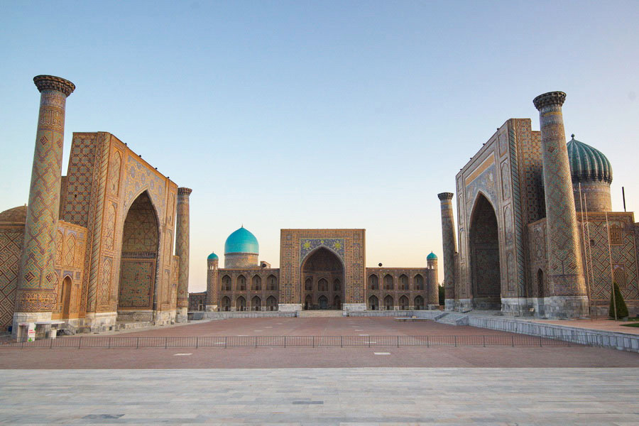 Place Régistan, Samarkand