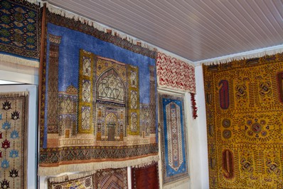 Silk carpet factory, Samarkand