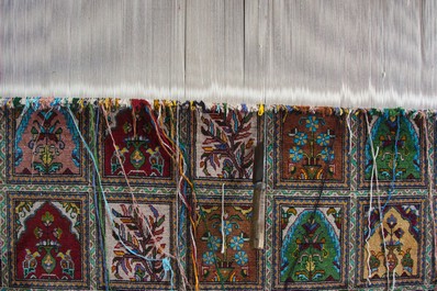 Silk carpet factory, Samarkand