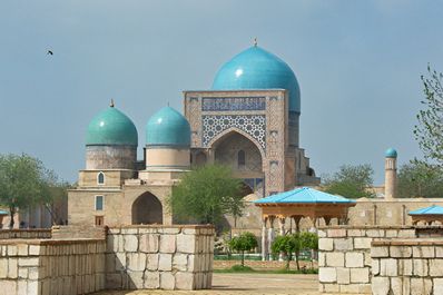 La mosquée Kok-Goumbaz, Chakhrisiabz