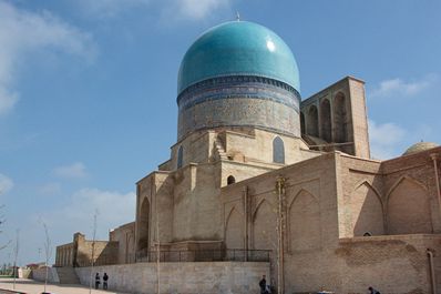 La mosquée Kok-Goumbaz, Chakhrisiabz
