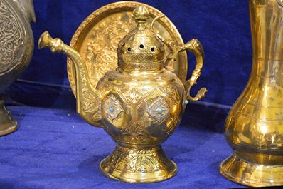 Uzbekistan souvenirs - metal pieces of art