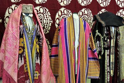 Uzbekistan souvenirs - national clothes