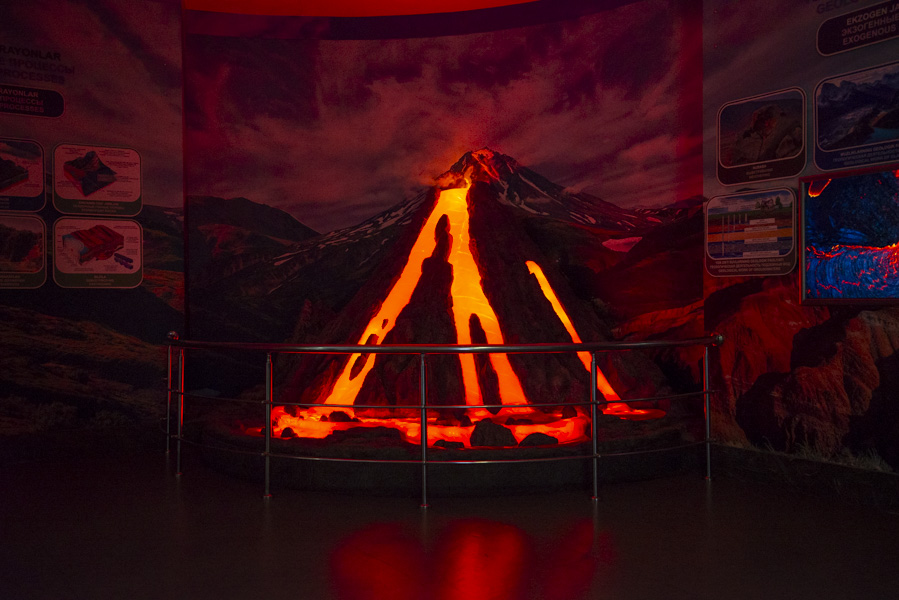 火山の展示、国立地質博物館 火山の展示、国立地質博物館