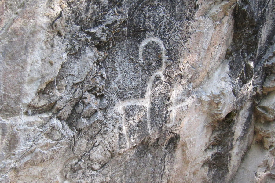 Hodjikent petroglyphs near Tashkent