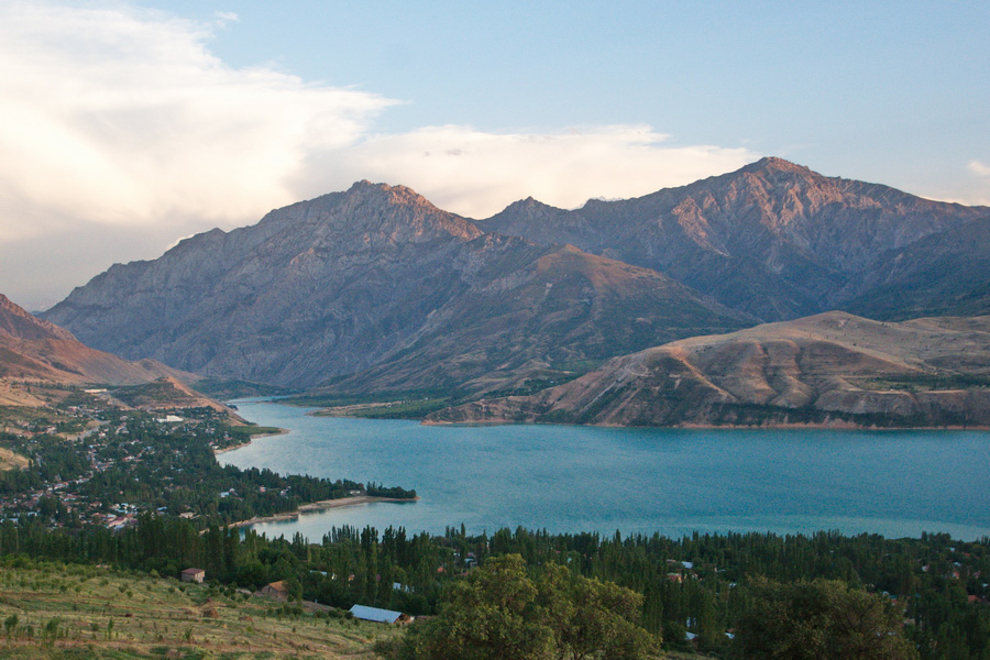 Chimgan Mountains and Charvak Lake, Uzbekistan