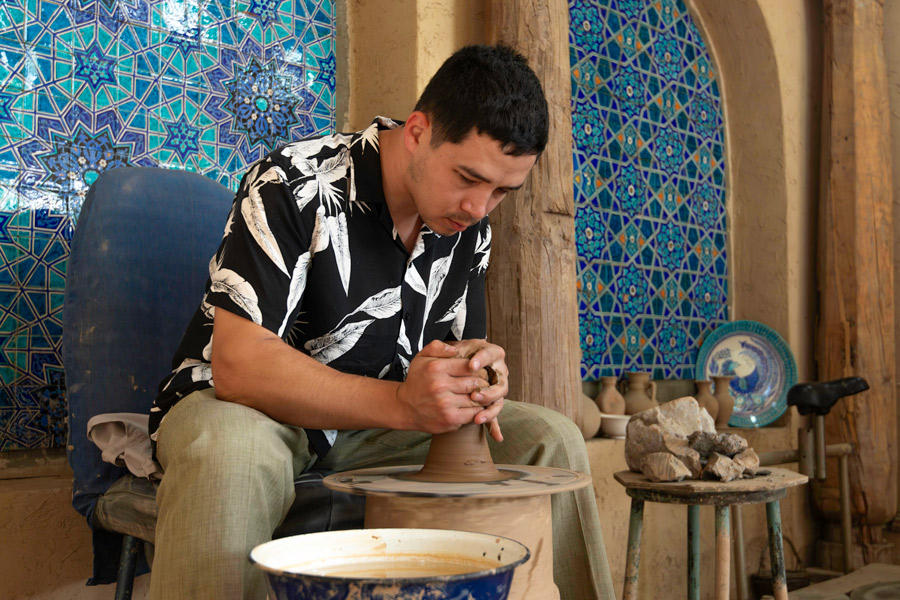 Workshop of Rustam Usmanov, Rishtan