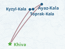 Mapa del itinerario