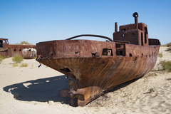 Ship Graveyard in Muynak