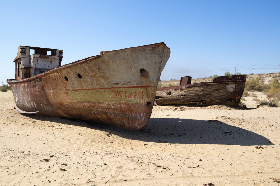 Ship Graveyard in Muynak