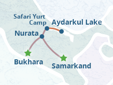 Mapa del itinerario