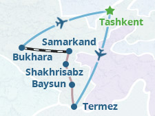 Tour map