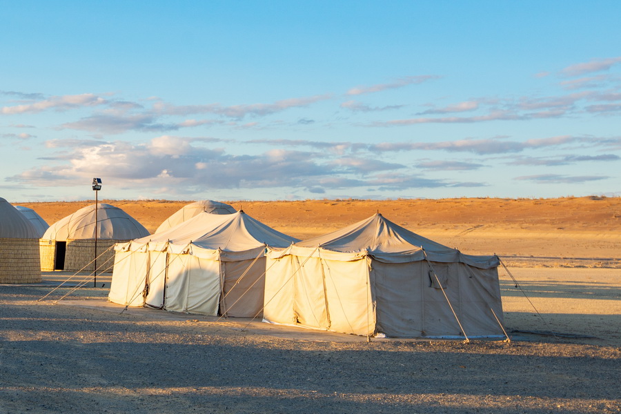 Tents, Darvaza Yurt Camp