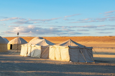 Tents, Darvaza Yurt Camp