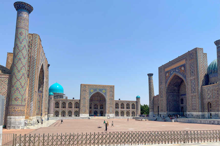 Place du Registan, Samarcande