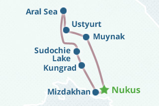 Двухдневный тур к Аральскому морю