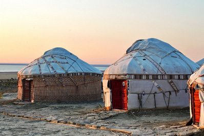 Yurt camp