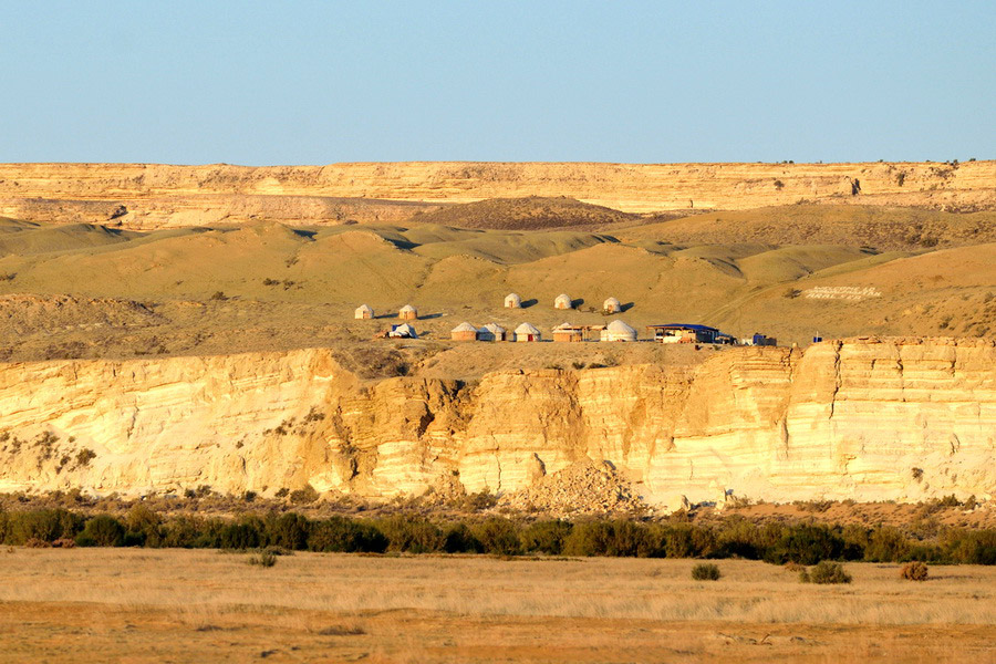 Yurt camp