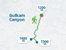 Mapa del itinerario