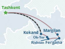 Mapa del itinerario