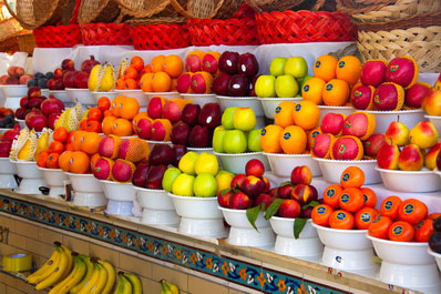 Frutas del mercado oriental