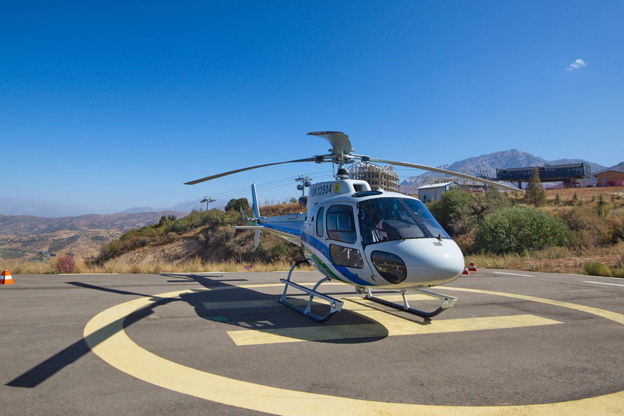 Helipuerto en Amirsoy