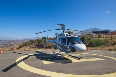 Helipad in Amirsoy